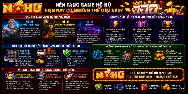Nổ Hũ ✔️ Game Nổ Hũ Đổi Thưởng Uy Tín | ĐKý +6868k Các thể loại game nổ hũ